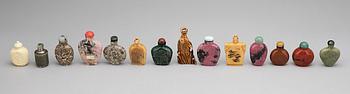 SNUSFLASKOR, 14 st, Orientaliska, 1900-tal.