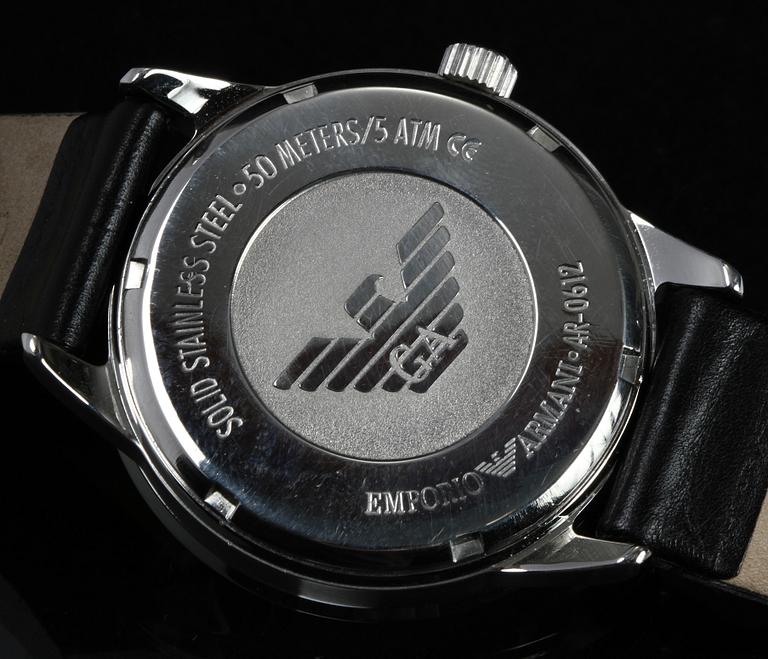 HERRARMBANDSUR, Emporio Armani, 2000-tal.