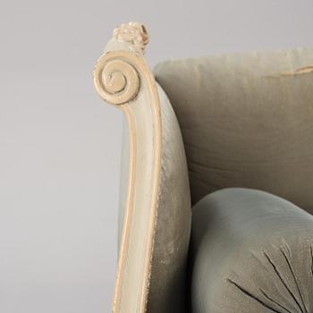 A Gustavian sofa attributed to C. F. Flodin (chairmaker in Stockholm 1776-95).