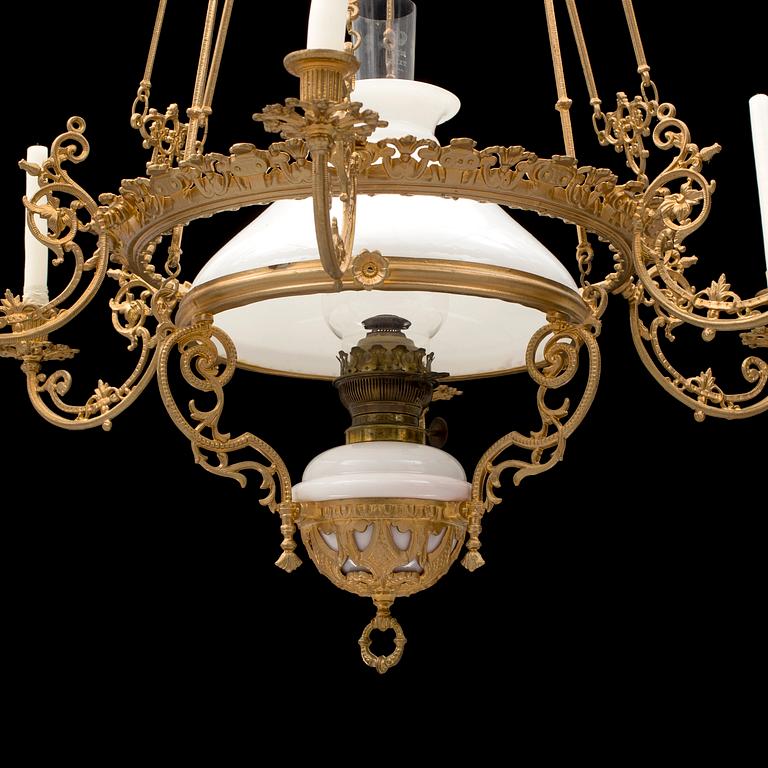 A late 19th century chandelier.