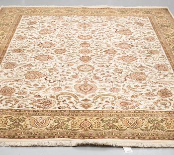 A CARPET, Kashmir part silk 303 x 234 cm.