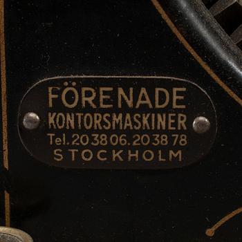 SKRIVMASKIN, "Underwood no 5", ca 1900-talets första kvartal.