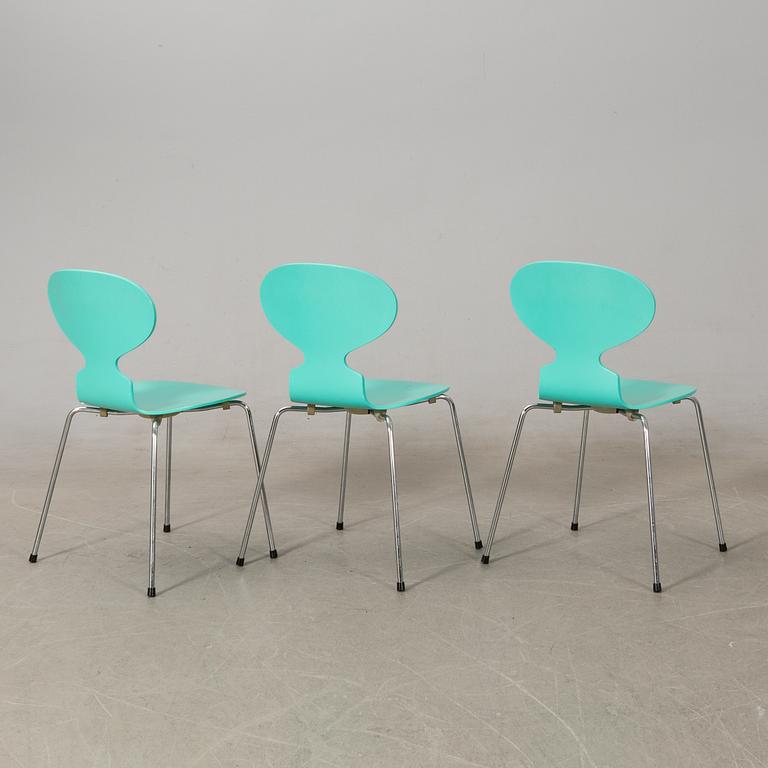 Arne Jacobsen, stolar 8 st, "Myran", Fritz Hansen, 1993.