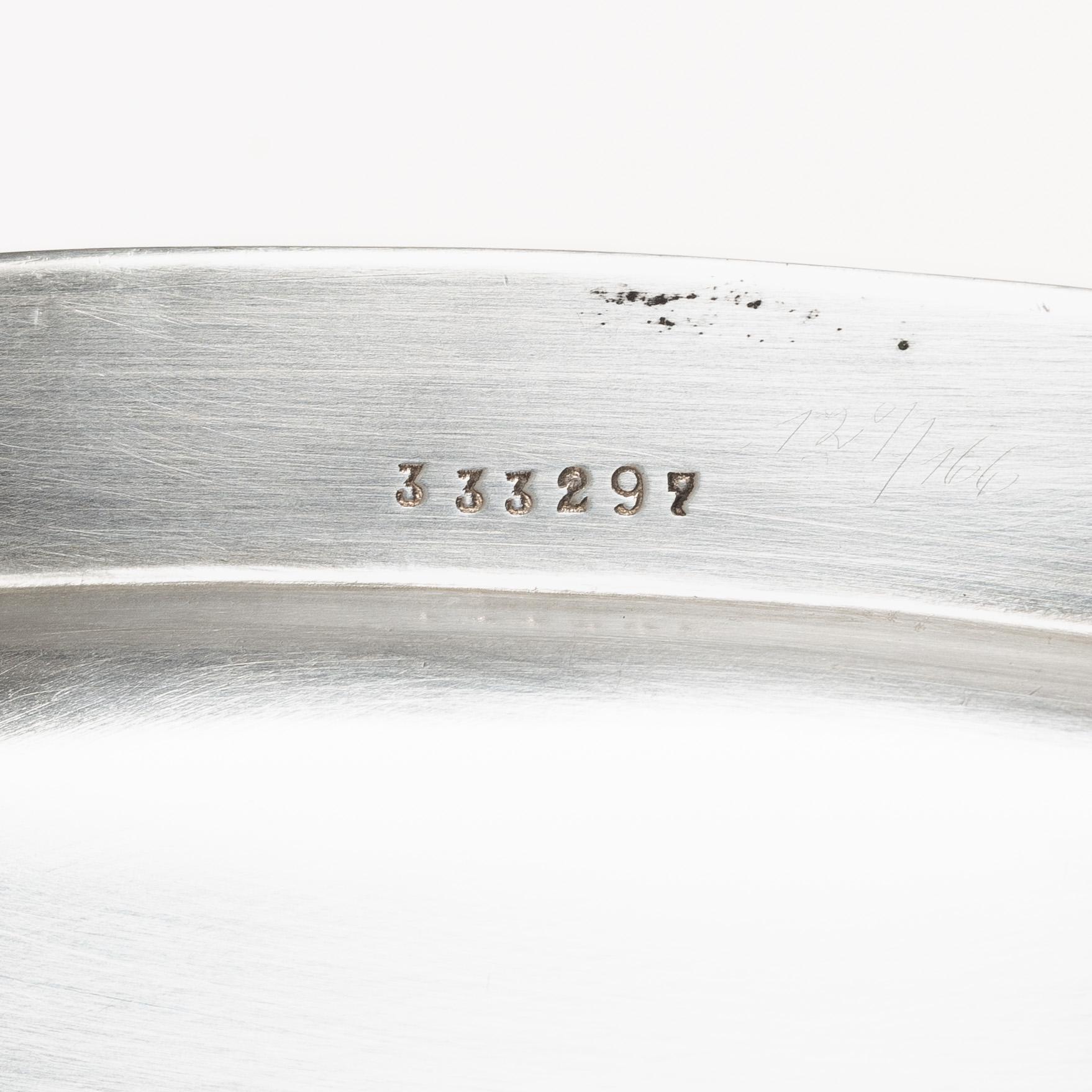 Tray, silver, Germany, 20th century.