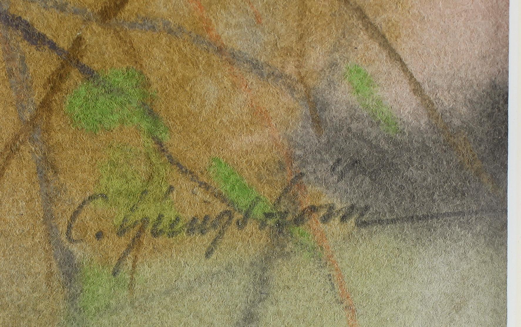 CARL ERIK LJUNGSTRÖM, pastell, signerad.