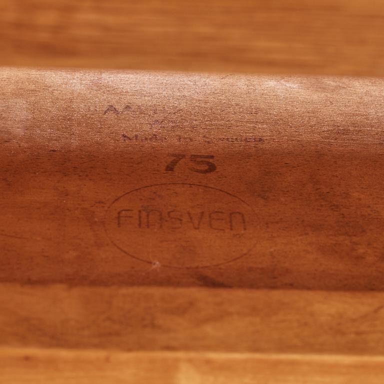 Alvar Aalto, a 'model 75' side table, Swedish Artek, Aalto Design Hedemora, Sweden 1946-56.