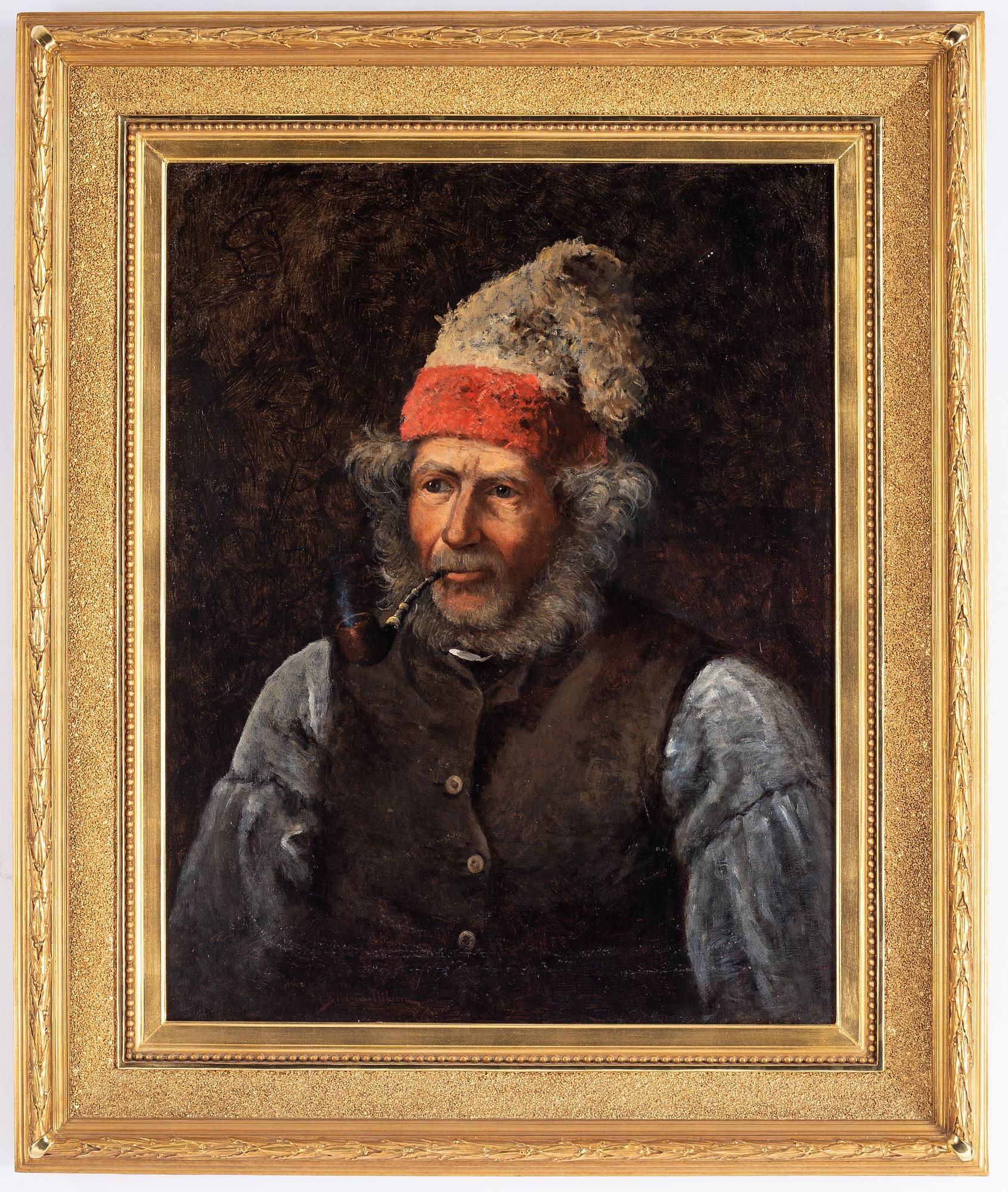 Severin Nilson, oil on canvas, signed.