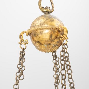 Ampel, för tre ljus, Frankrike, 1800-talets början,  Empire.