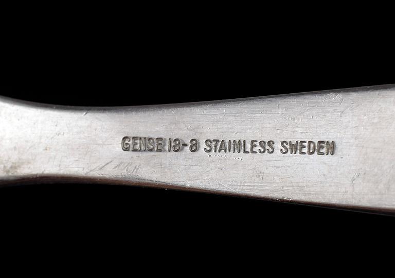 BESTICKSERVIS, 28 delar, "Focus steel", Gense, 1900/2000-tal.