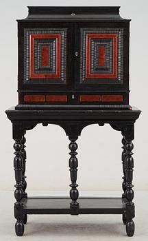 A Baroque second half 17th century cabinet, presumably Flemish.