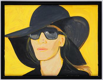 Alex Katz, "Study for Black Hat 11".