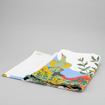 SVENSKT TENN, two valances, three pieces of gores and one lamp-shade.