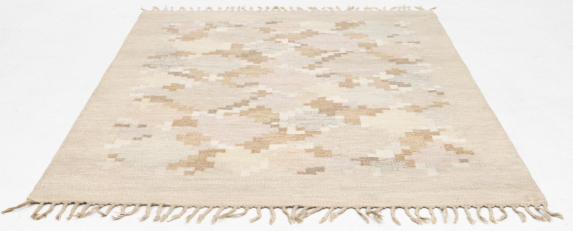 Ingegerd Silow, rug, rya, "Barken", approx. 235 x 165 cm.