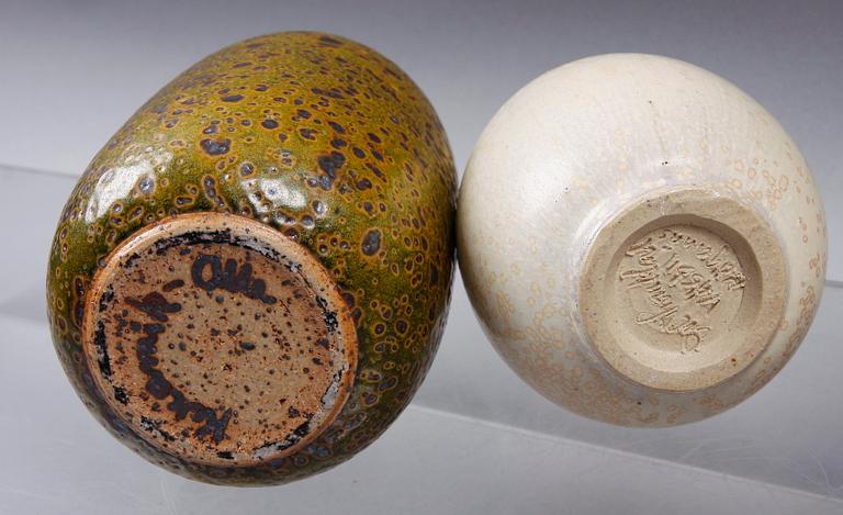 VASER, 6 st, keramik, bl a Höganäs.