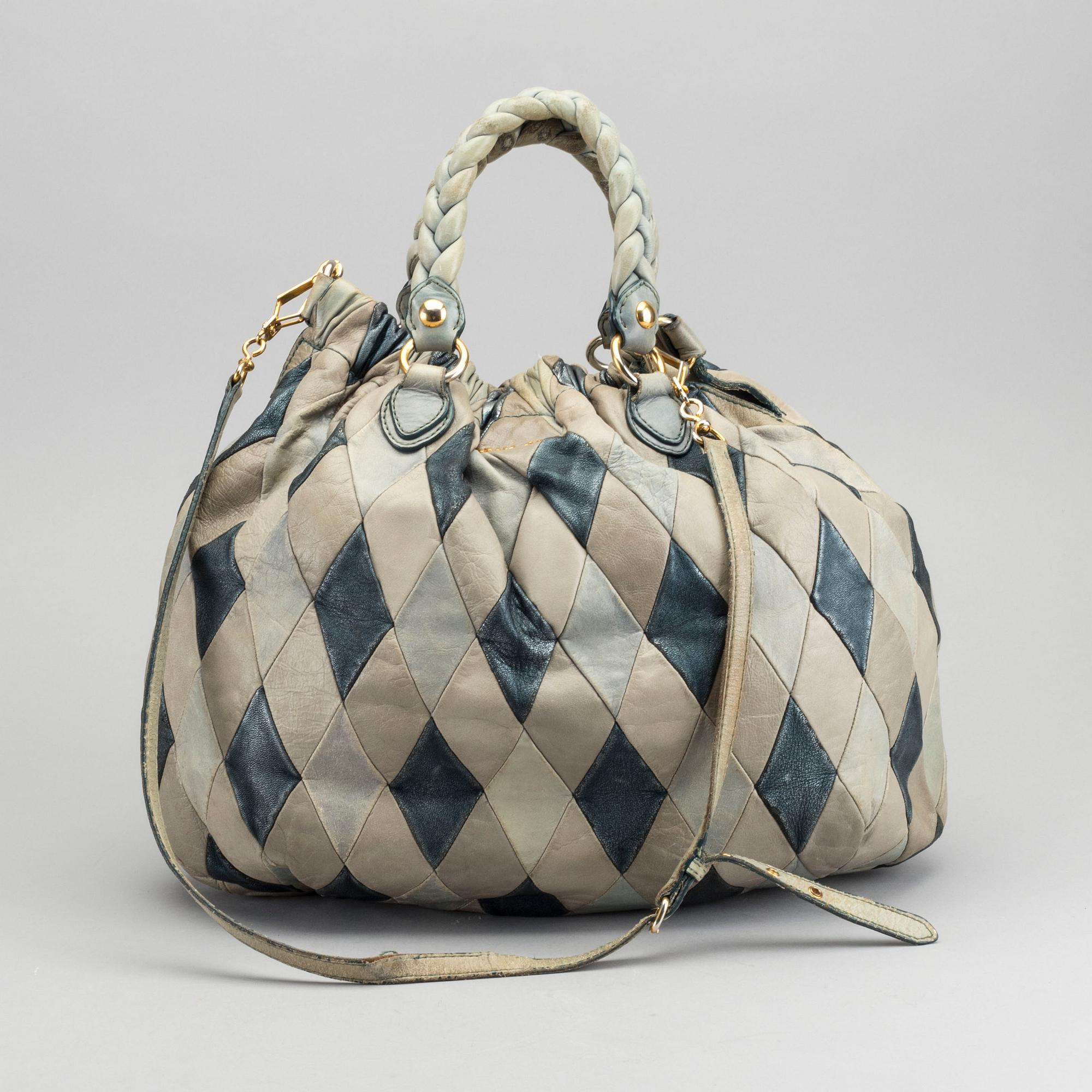 A MIU MIU, "Harlequin Hobo" bag.