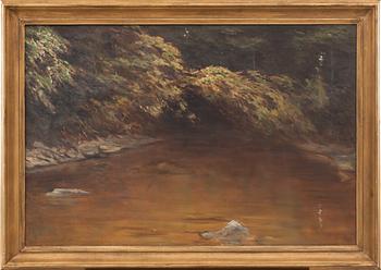 AXEL FAHLCRANTZ, olja på duk, signerad och daterad 1914.