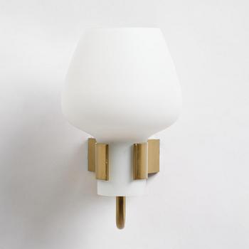 Hans Bergström, a wall lamp model "397", ateljé Lyktan, Åhus, 1950s.