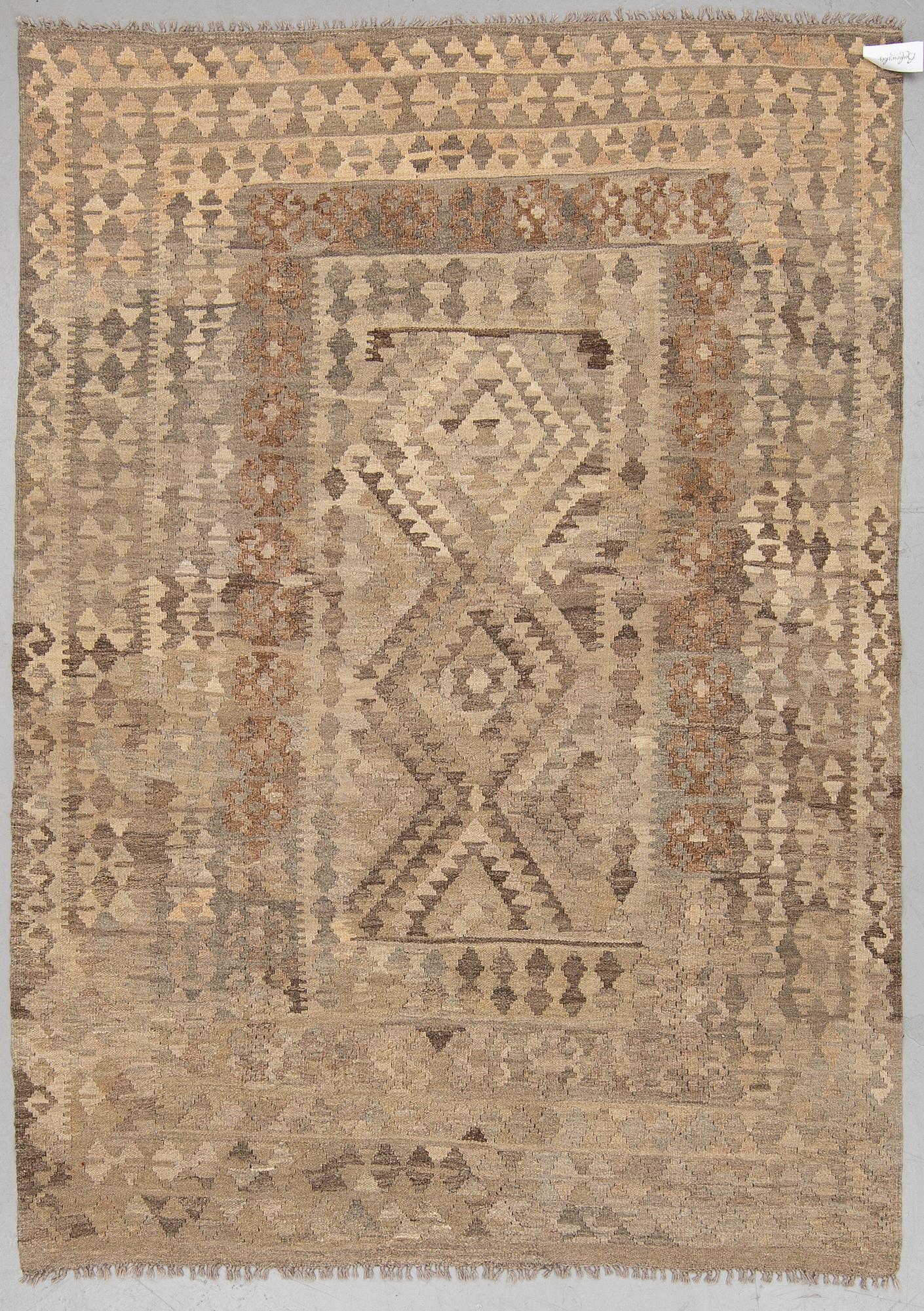 A carpet, Kilim 222 x 160 cm.
