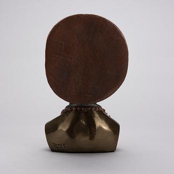 JAMES TANDI, skulptur, brons, signerad och numrerad JT02 400/400.