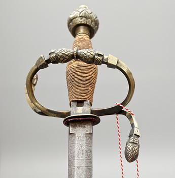PRYDNADSVÄRJA, troligen Holland, 18-1900-tal.