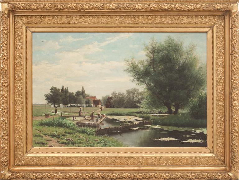 PETER ADOLF PERSSON, olja på duk, signerad.