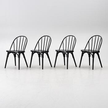 Uno Åhrén, a set of four chairs model "5262/1", Gemla, Diö, 1930s.