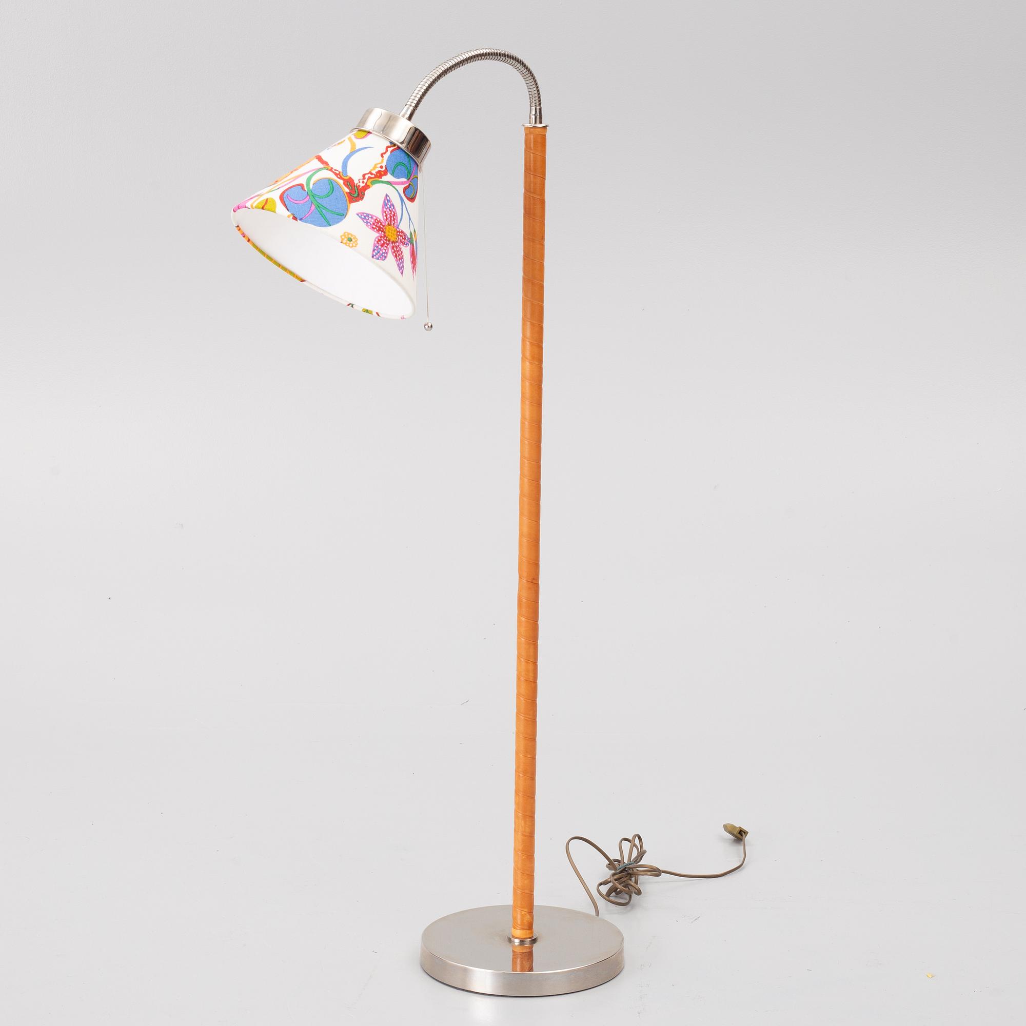 Josef Frank, Floor lamp, model 1838 ‘Spirallampan’, Firma Svenskt Tenn.