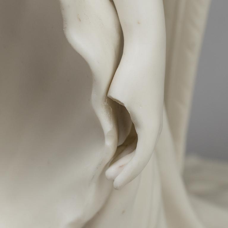 A LATE 19TH CENTURY PARIAN POCKET WATCH HOLDER, Gustafsberg.