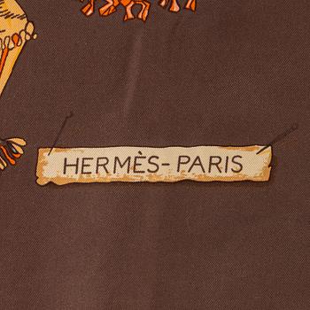 HERMÈS, a 'Passementerie' silk scarf.