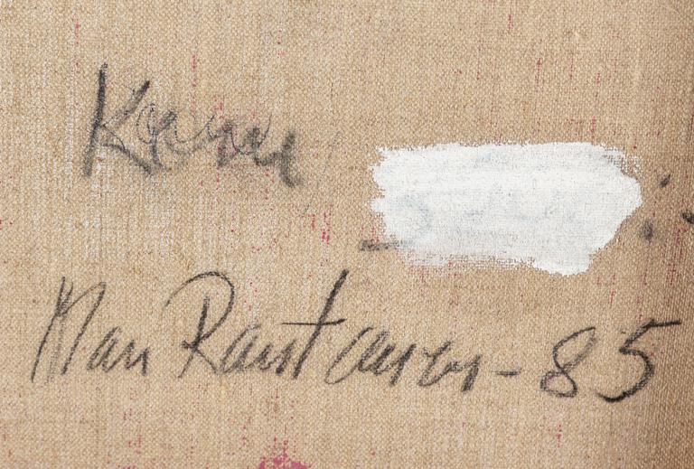MARI RANTANEN, oil on canvas, signed Mari Rantanen and dated -85 on verso.