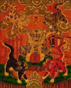 1033. Toan Nguyen Duc, "Fem tigrar", 1985.