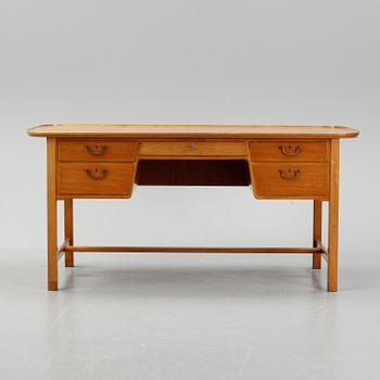 A Swedish mahogany desk, Nordiska Kompaniet, 1948.