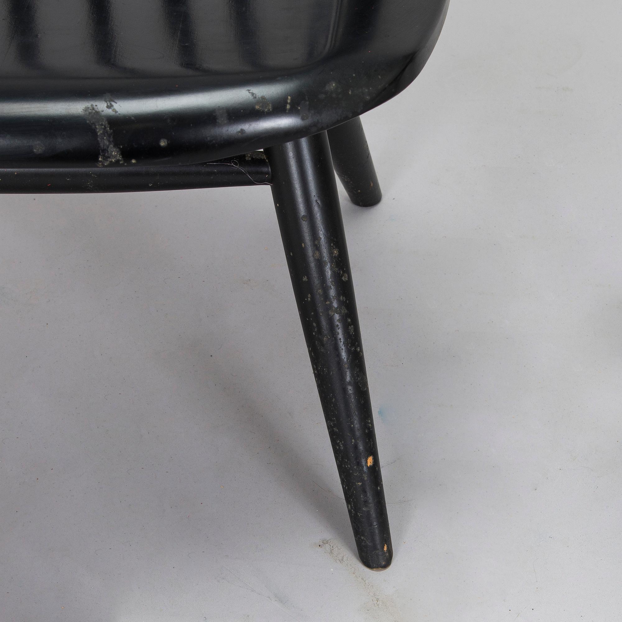 Ilmari Tapiovaara, a pair of 1960s 'Crinolette' chairs, Asko, Finland.