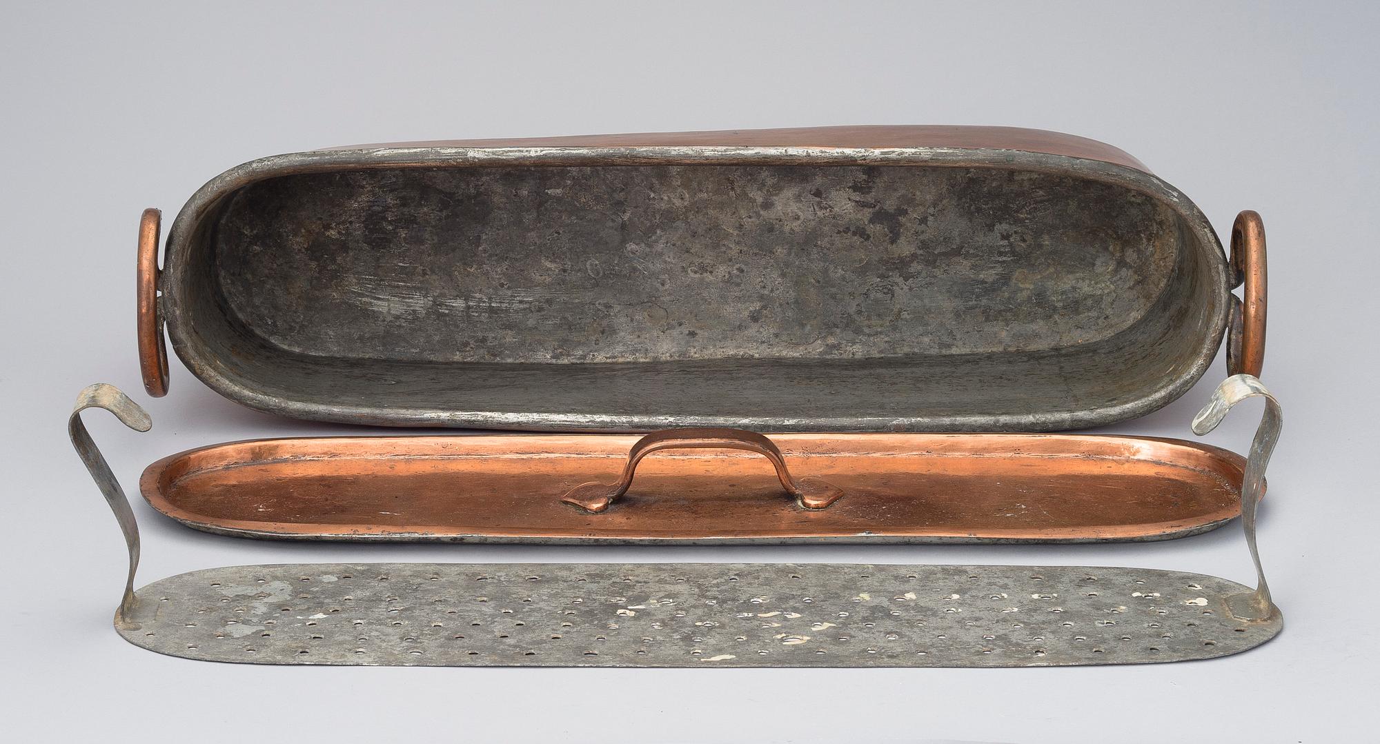 FISKGRYTA, koppar, Ryssland 1800-tal.