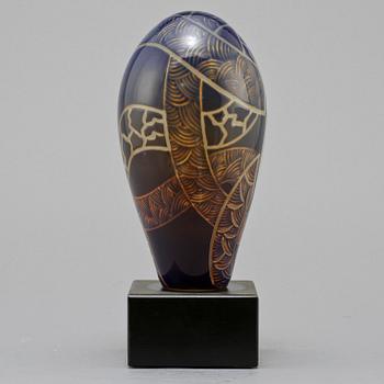 SKULPTUR, glas, Ulf Johansson, Sjöhyttan, unik, 1900/2000-tal.