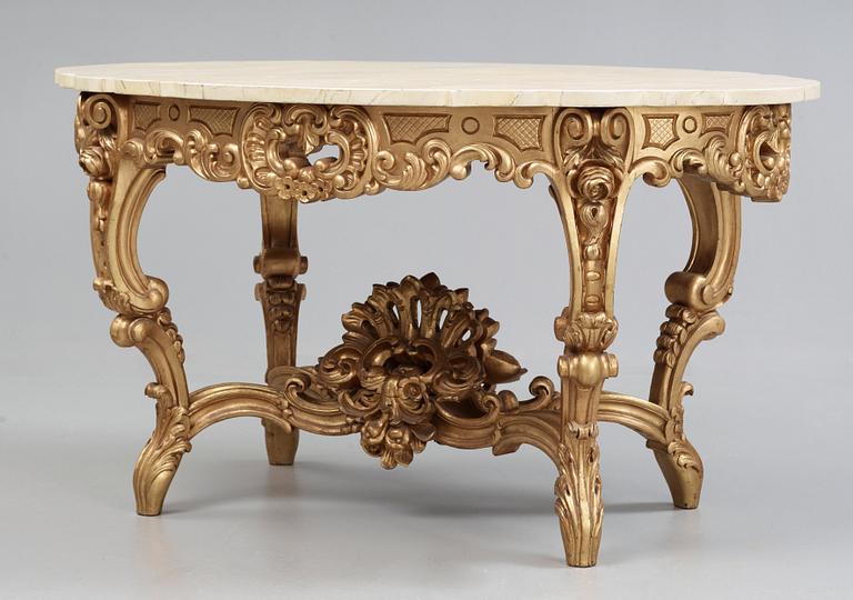 A Swedish Royal Neo-Rococo mid 19th century table.