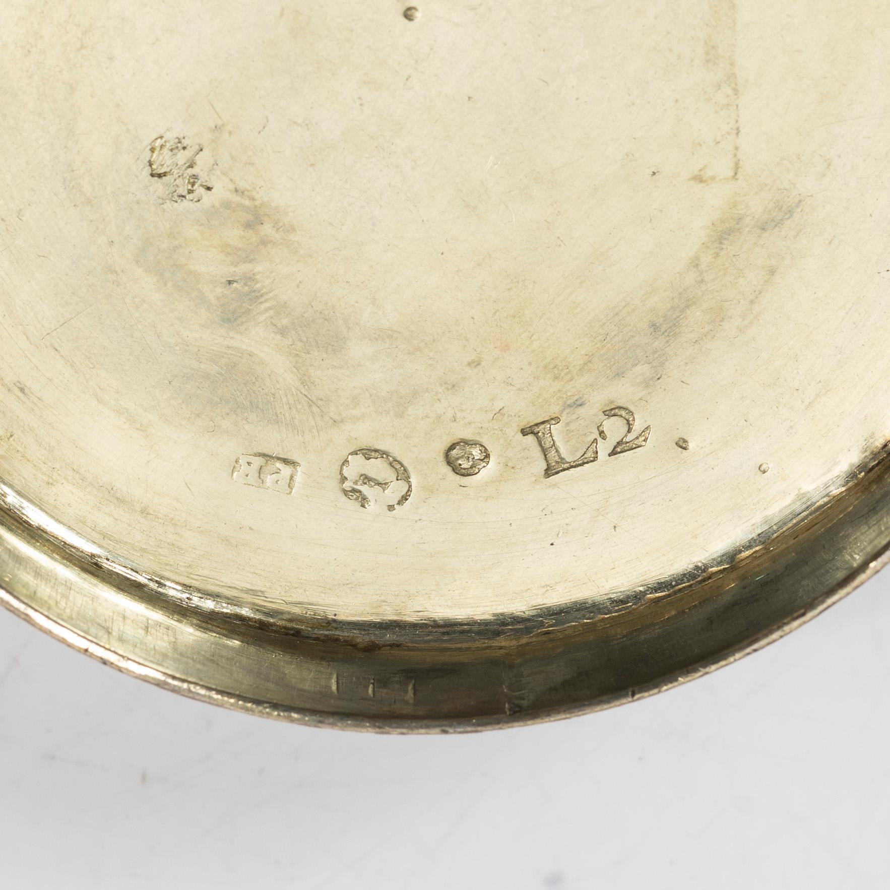 Dosor, 3 st,  silver, Sverige 1700-1800-tal.