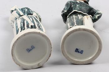 FIGURINER, 2 st. Porslin, Bing o Gröndahl.