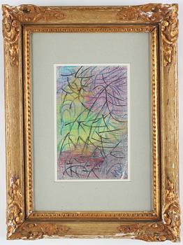 NELL WALDEN, mixed media on paper.