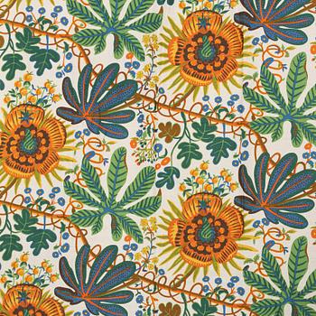 Josef Frank, gardinlängder, ett par, "Aralia", Firma Svenskt Tenn.