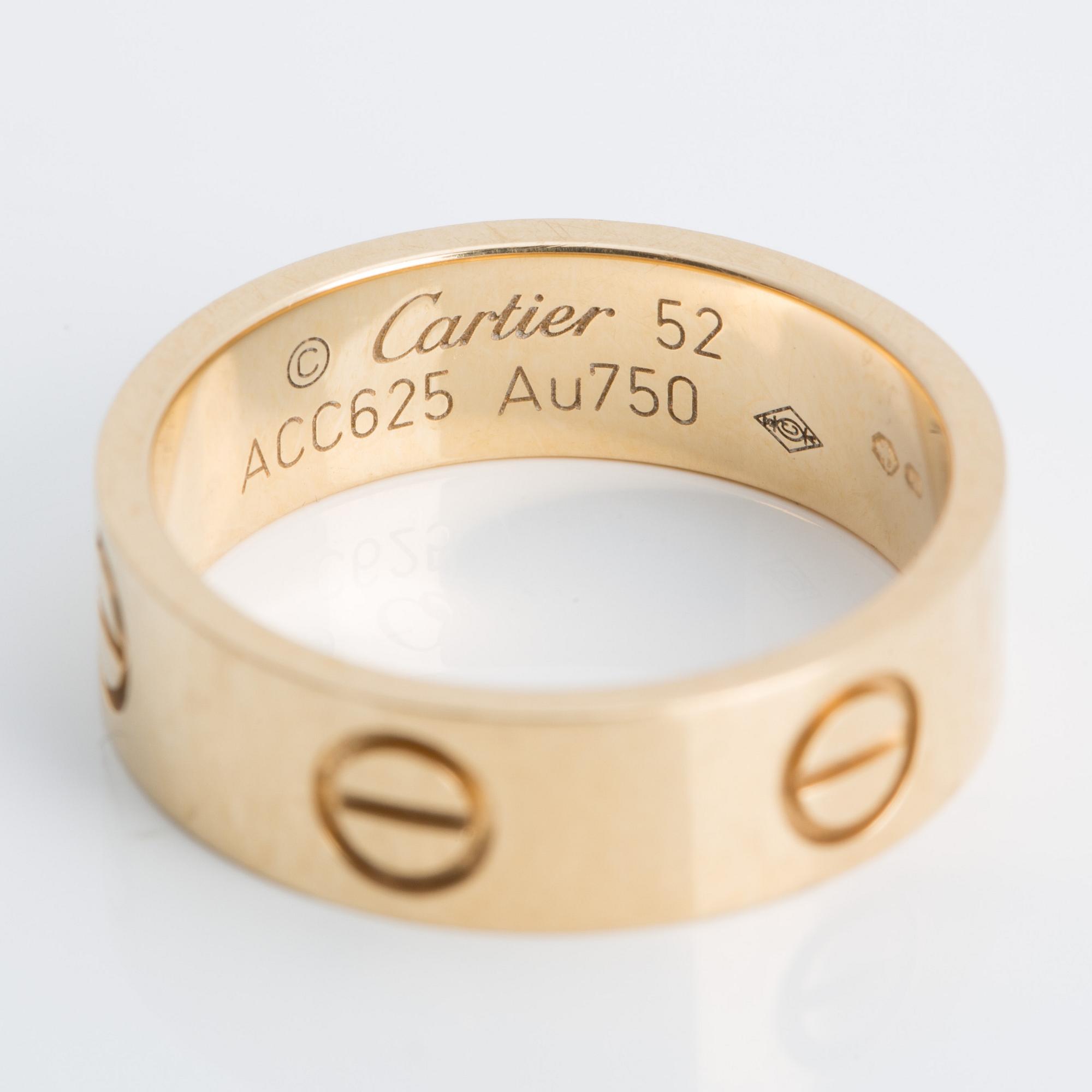 CARTIER, "Love", ring, 18K guld.