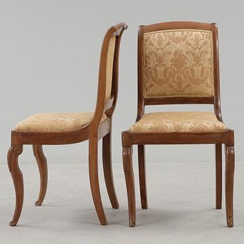 STOLAR, ett par, senempire, 1800-talets mitt.