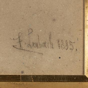 Franz Seraph von Lenbach, Kvinna i vit slöja.
