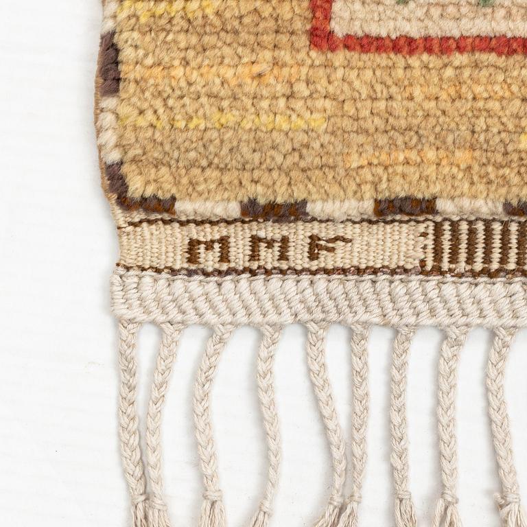 Märta Måås-Fjetterström, A carpet, "Il Greco", knotted pile, ca 302 x 213 cm, signed MMF.