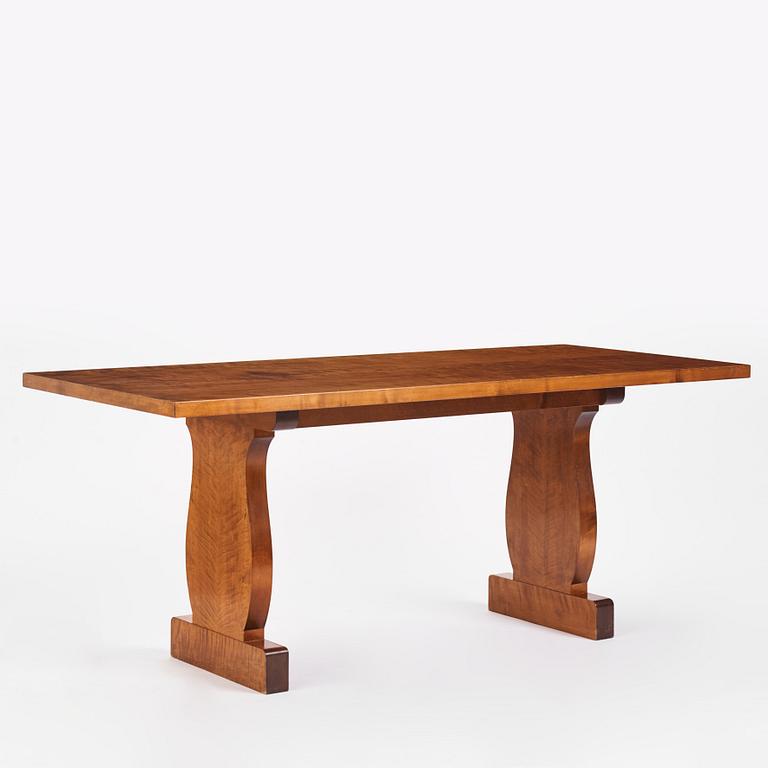 Carl Malmsten, a "Svensk Björk" (Swedish Birch) table, Swedish Grace, 1930s.