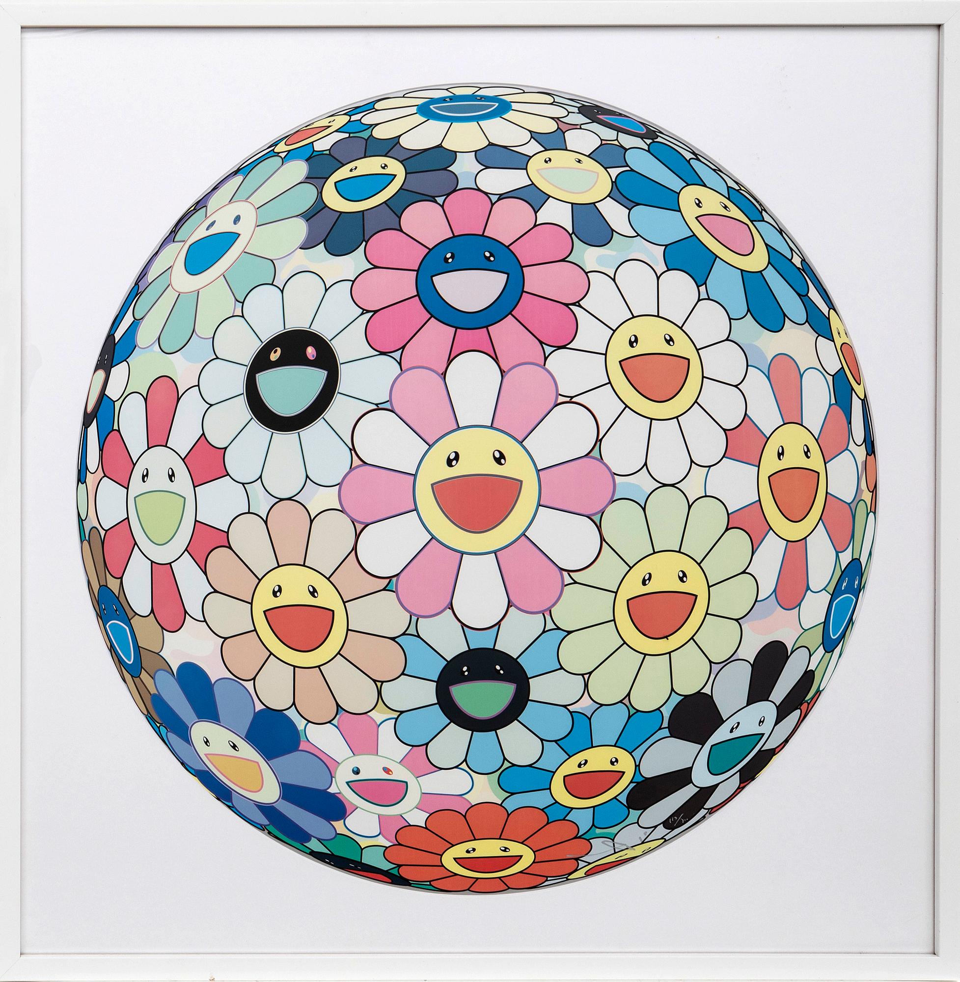 Takashi Murakami, "Flower Ball Pink".