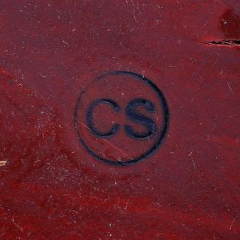 KUVERTTALLRIKAR, 4 st, trä, Carl Skarped, Grythyttan, monogramsignerade CS, 1900-tal.