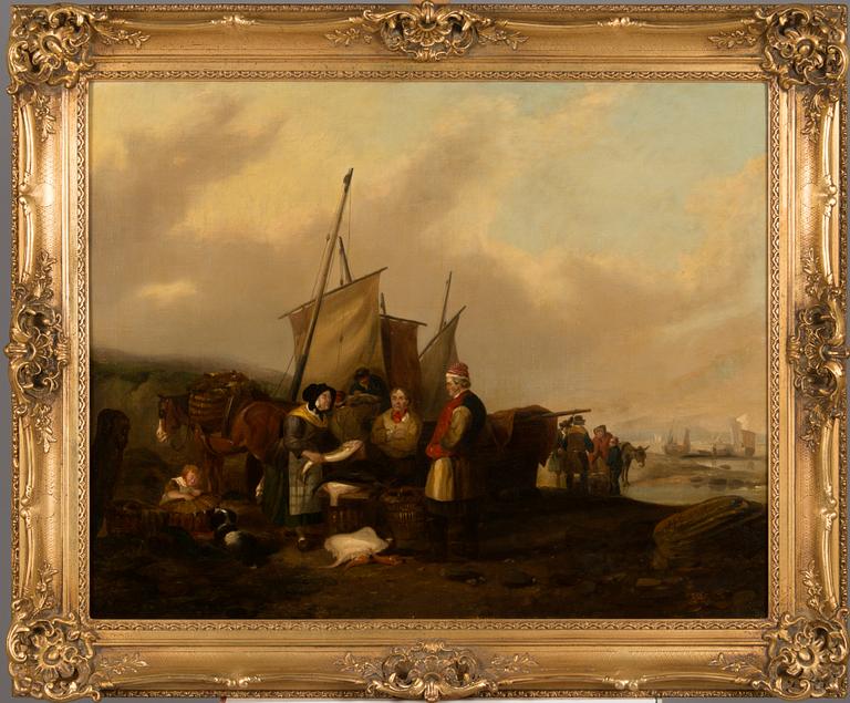 Jozef Jodocus Moerenhout, oil on canvas, signed.