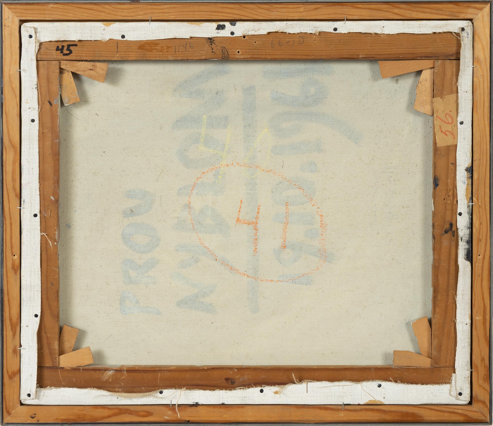 Roland Kempe, oil on canvas, signed.