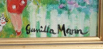 GUNILLA MANN, olja på duk, sign.